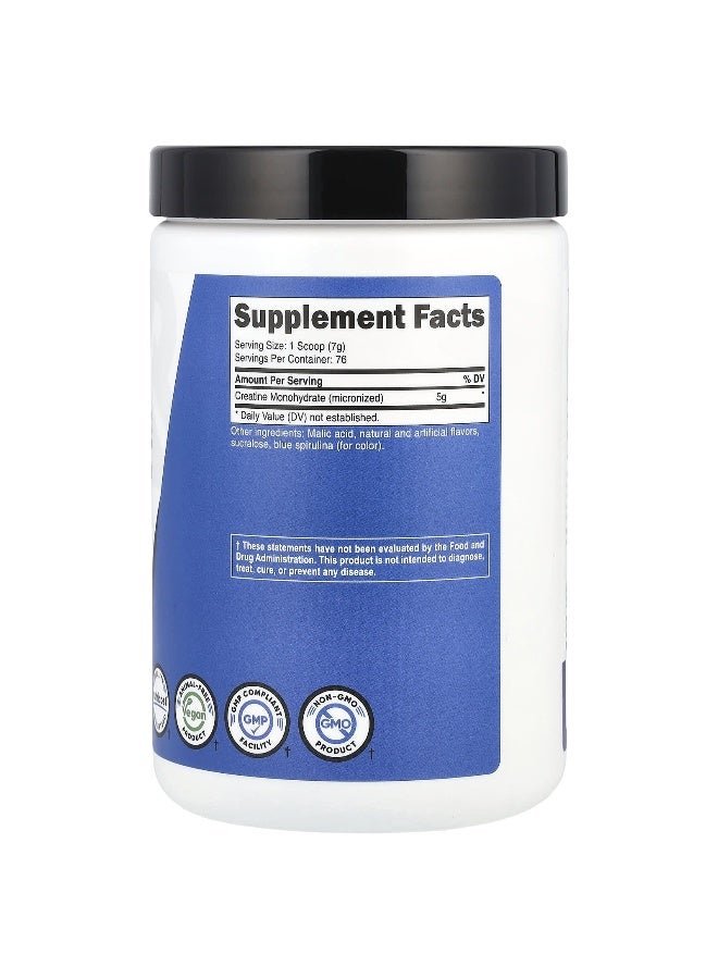 Nutricost نوتريكوست، كرياتين مونوهيدرات، توت أزرق، 17.9 أونصة (500 جرام) - Image 2