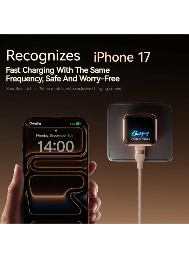 أنكر Anker Smart Display Charger Anker Nano 45W Max GaN Fast Charging USB C Charger Smart Recognition,Built-in Care Mode for iPhone17/16/15(Non-Battery,One USB-C Port,No Cable)(Chinese version) (Blue) blue - Image 3