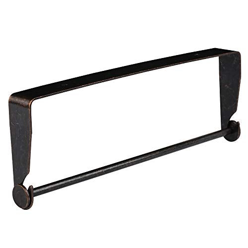 PHUNAYA Under Cabinet Paper Towel Holder Wall Mount for Home Kitchen,Stainless Steel for Large Rolls-Bronze - Image 1