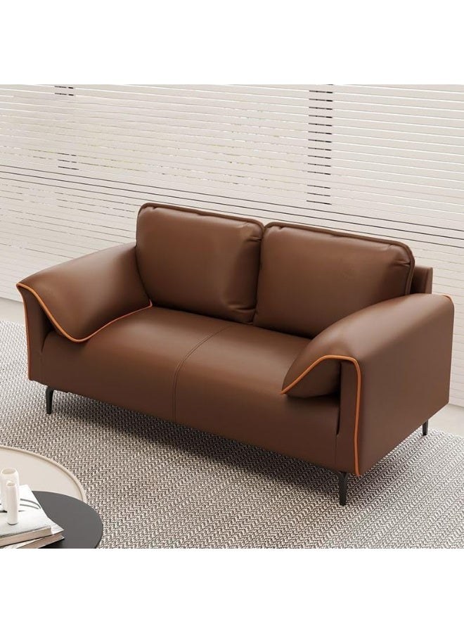 Ripple FURNITURE UAE Homes 2-Seater Floor Sofa, Scratch-Resistant, Multiple Colors Available, Modern Design (Coffee) - Image 1