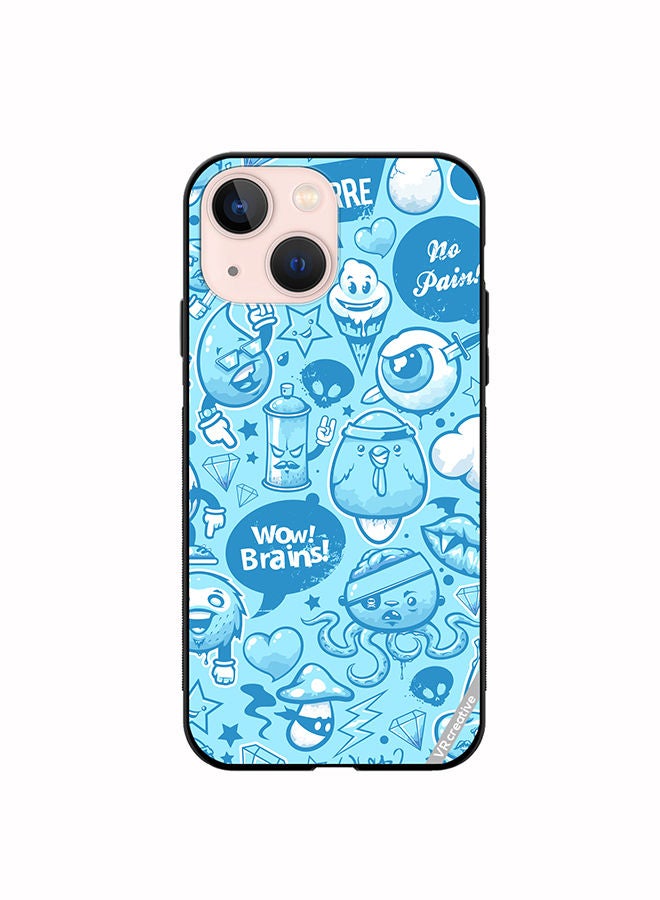 VR CREATIVE Protective Case Cover For Apple iPhone 14 Plus Cold Street Art Design Multicolour - Image 1