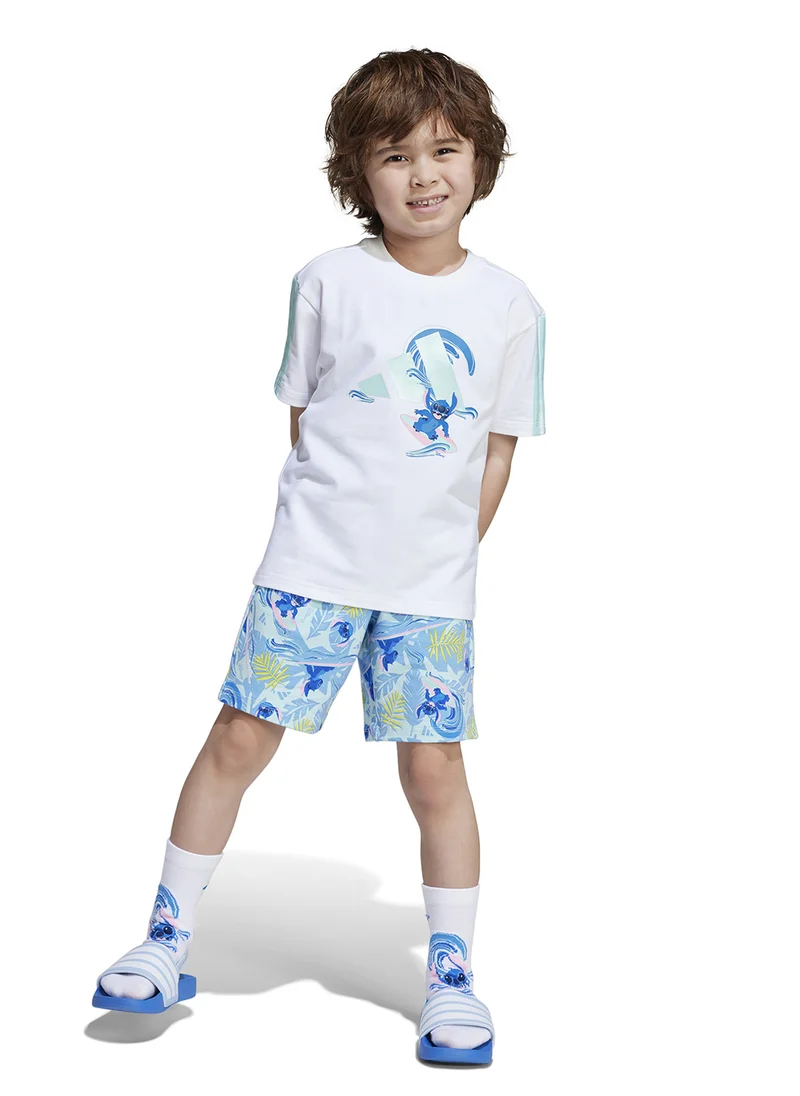 Adidas Kids All-Over Printed T-Shirt & Shorts Set