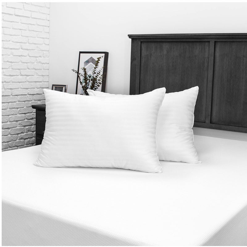 JDX Premium Hotel Quality Hollow Fiber Pillow (17x27 Inches) - Set of 2, B096PQQ3S5 - Image 1