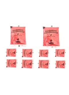 TOTA Pack of 10 Tota Holi colour and Gulal red colour for Holi party 80 g each  - Image 1