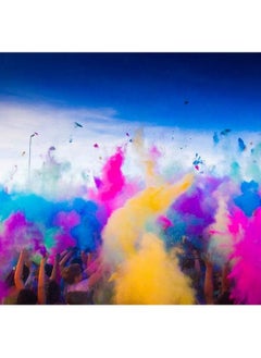 TOTA Pack of 10 Tota Holi colour and Gulal red colour for Holi party 80 g each  - Image 4