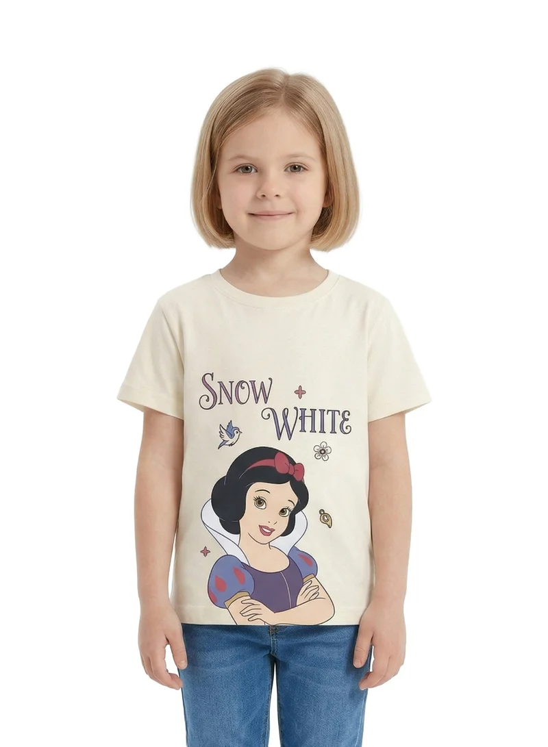 ديزني Disney Snow White Toddler Girls Graphic Printed T-Shirt (Pack of 2)