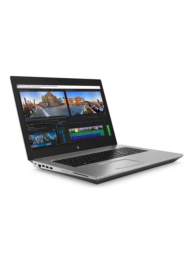 HP ZBook 17 G5 VR Laptop With 17.3-Inch Display, Core i7-8750H Processer/8GB RAM/256GB SSD/Intel UHD Graphics English Turbo Silver - Image 3