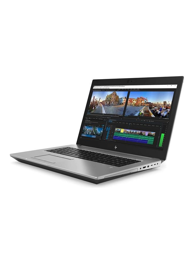 HP ZBook 17 G5 VR Laptop With 17.3-Inch Display, Core i7-8750H Processer/8GB RAM/256GB SSD/Intel UHD Graphics English Turbo Silver - Image 2