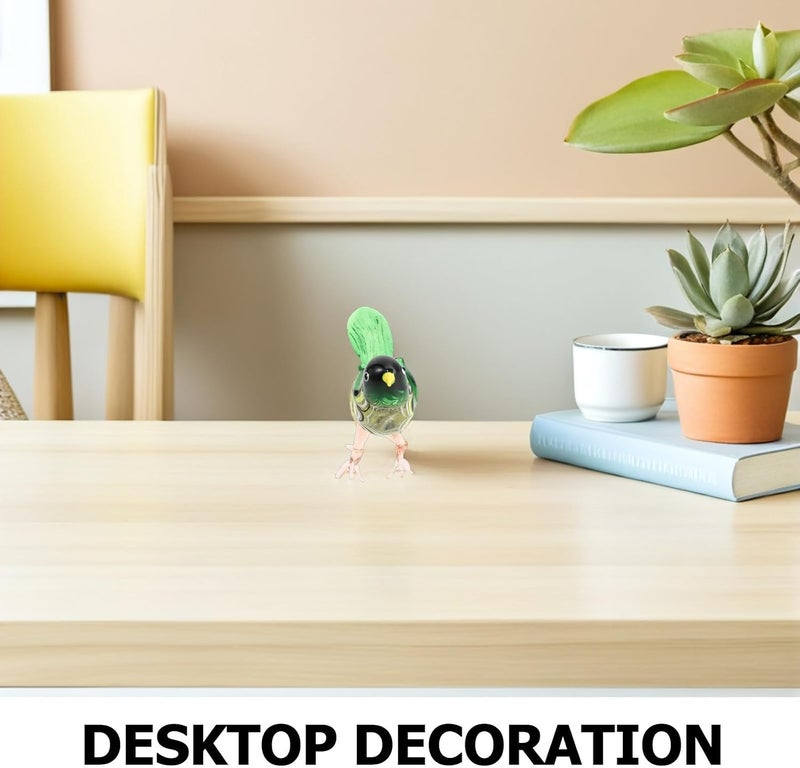 DOITOOL Decorative Magpie Bird Figurine for Home and Garden Cute Cartoon Animal Sculpture for Living Table - Image 2