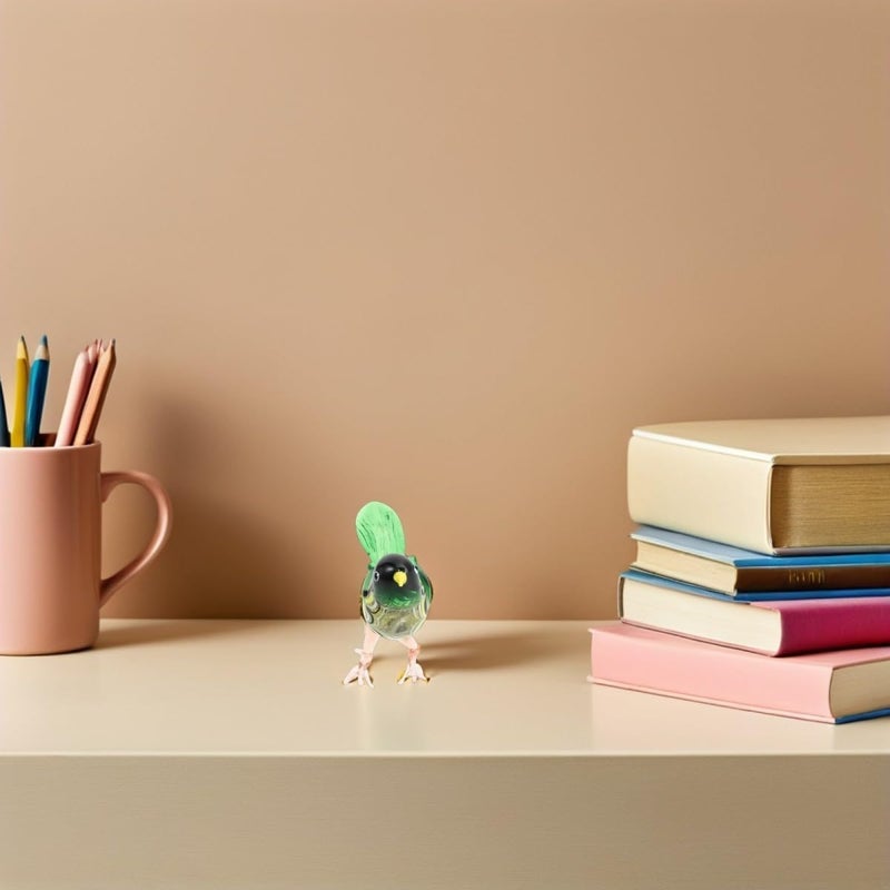 DOITOOL Decorative Magpie Bird Figurine for Home and Garden Cute Cartoon Animal Sculpture for Living Table - Image 5