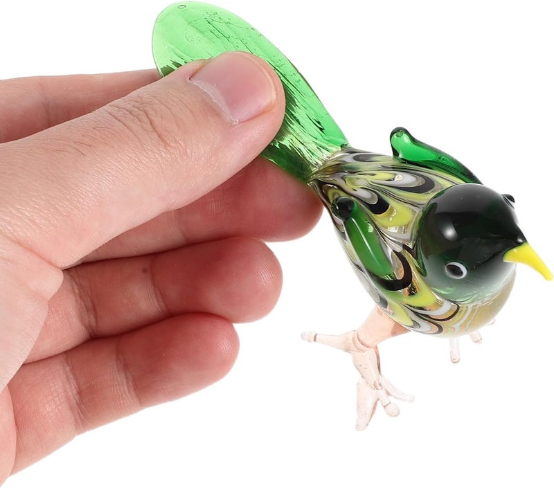 DOITOOL Decorative Magpie Bird Figurine for Home and Garden Cute Cartoon Animal Sculpture for Living Table - Image 3
