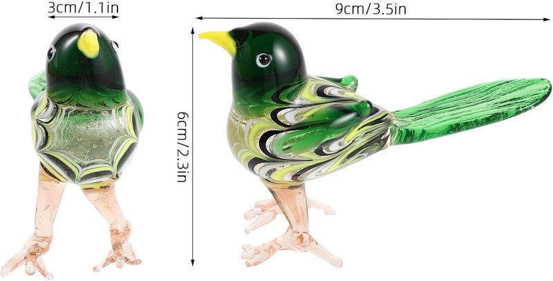 DOITOOL Decorative Magpie Bird Figurine for Home and Garden Cute Cartoon Animal Sculpture for Living Table - Image 1