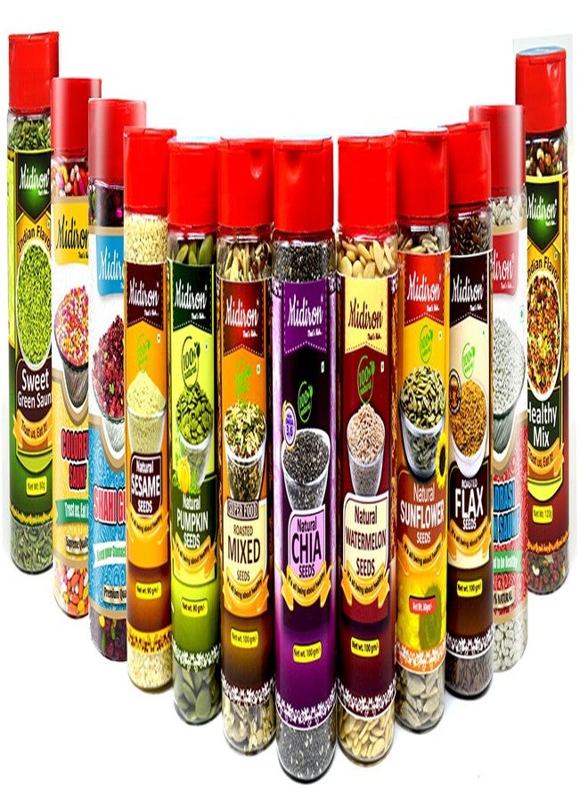 Midiron Diwali Gift Hamper with Healthy Seed and Healthy Mukhwas for family & Employees| Diwali Gift| Healthy Gift Hamper| Healthy Seed Mix - Image 3