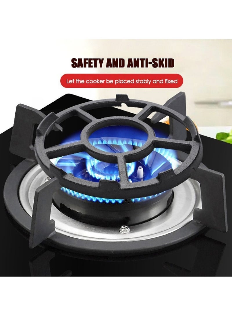 AROAQ Cooktop Range for Gas Hob Stove Trivets Milk Pot Holders Cast Iron Pan Holder - Image 1