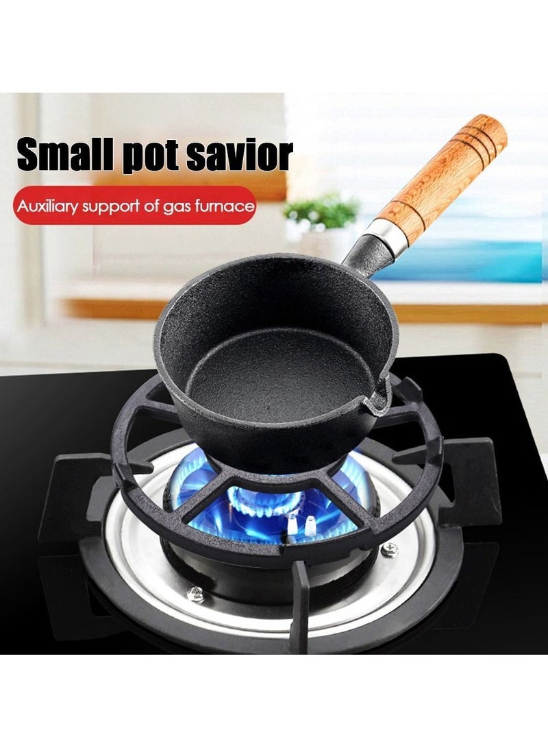 AROAQ Cooktop Range for Gas Hob Stove Trivets Milk Pot Holders Cast Iron Pan Holder - Image 3