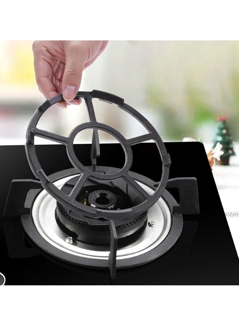 AROAQ Cooktop Range for Gas Hob Stove Trivets Milk Pot Holders Cast Iron Pan Holder - Image 5