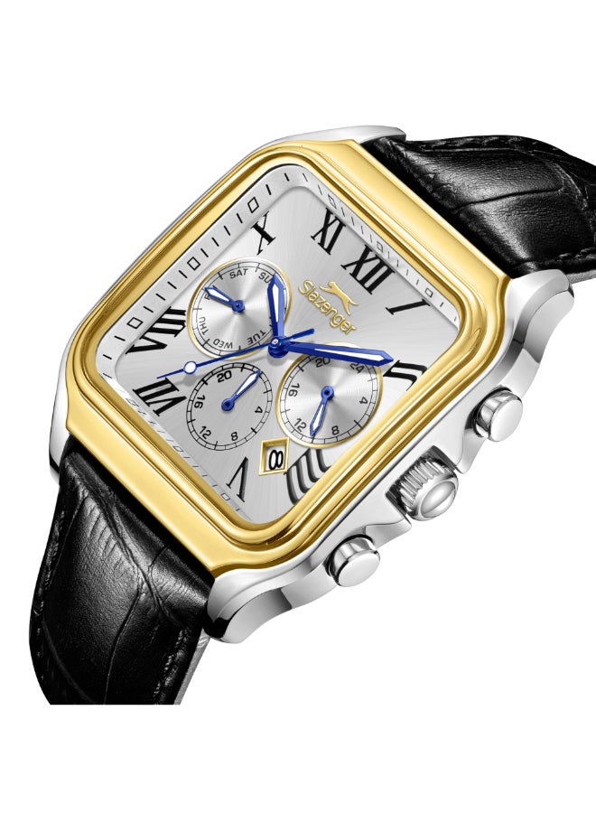 سلازنجر ساعة رجالية جلدية متعددة الوظائف - Image 5