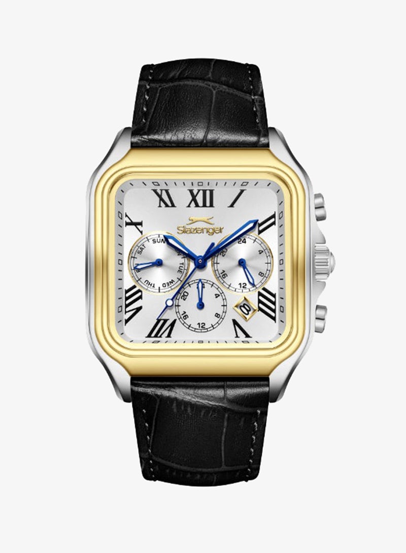 Slazenger Men's Leather Multifunction Watch SL.9.2548.2.02 - 40x50 mm - Image 1