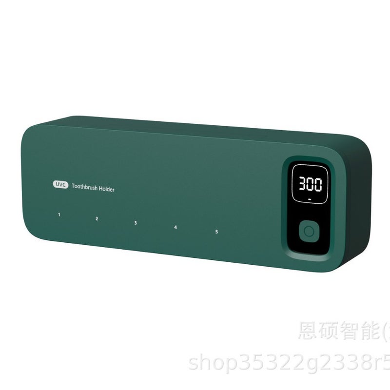 Toothbrush Sterilizer Uv Disinfection Box Sterilization Automatic Drying Electric Bathroom Rack Wall Hanging No Punching - Image 1