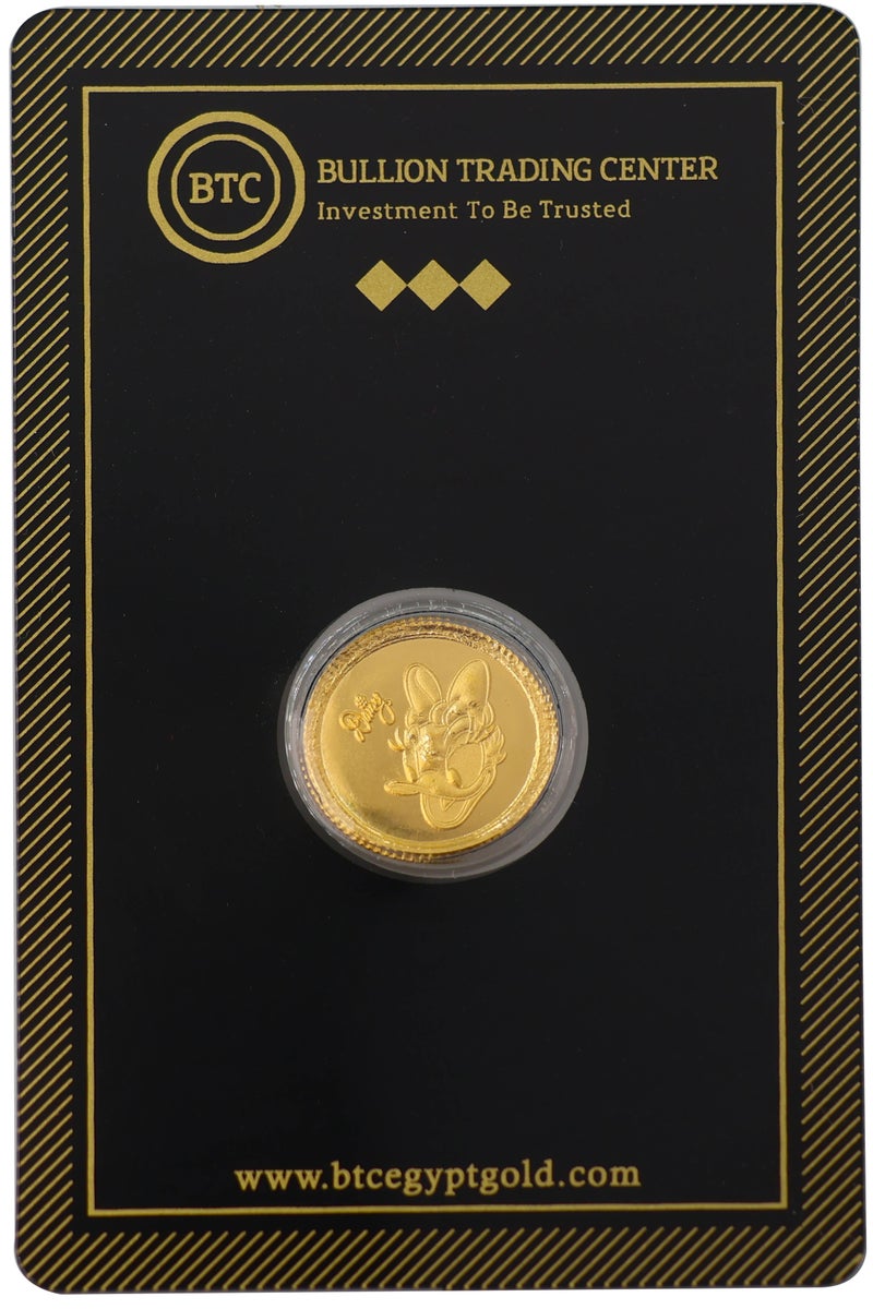 بي تي سي جنيه ذهب بطوطة عيار 24 بوزن 2 غرام - Image 1