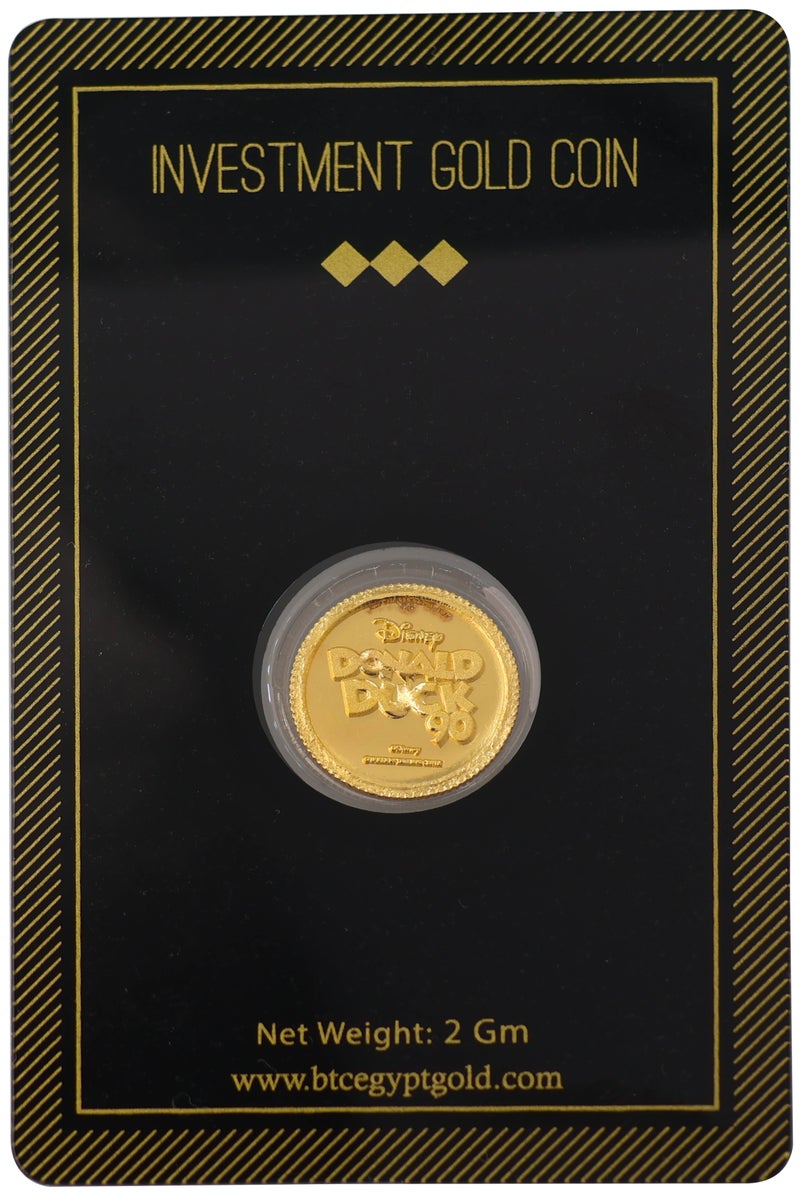 بي تي سي جنيه ذهب بطوطة عيار 24 بوزن 2 غرام - Image 2