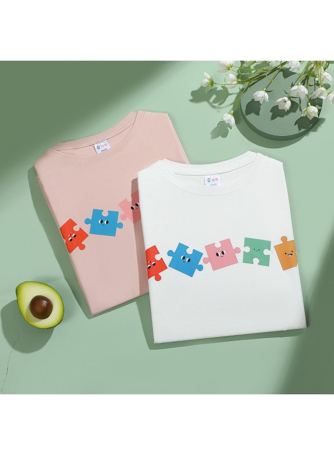 Red Bean Women'S Pure Cotton Short-Sleeve T-Shirt, Summer Printed Top, Breathable Round-Neck Tee For Layering - Image 5