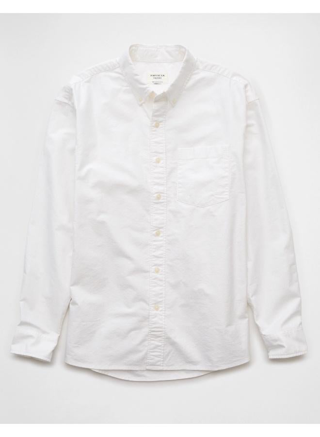 American Eagle AE Everyday Oxford Button-Up Shirt  - Image 3
