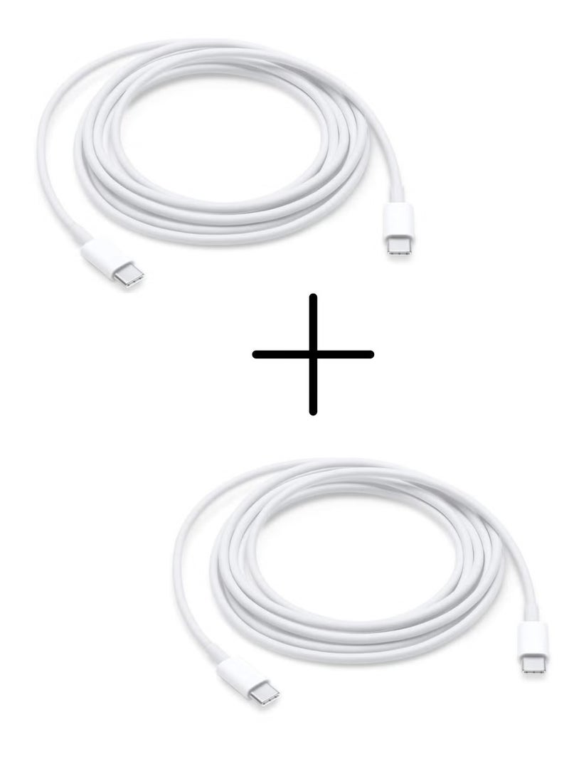 Raxoom 2 Pack iPhone Fast Charger Lightning Cable Type C To Type C   Power Delivery Charging Cord for iPhone 16 15 Pro Max , iPad Air Pro 13 - Image 1