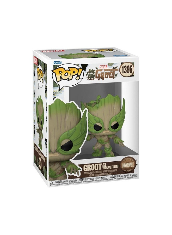 Funko Funko POP! Marvel: We are Groot - Wolverine - Groot Shorts - Collectable Vinyl Figure - Gift Idea - Official Merchandise - for Kids & Adults - TV Fans - Model Figure for Collectors and Display  - Image 1