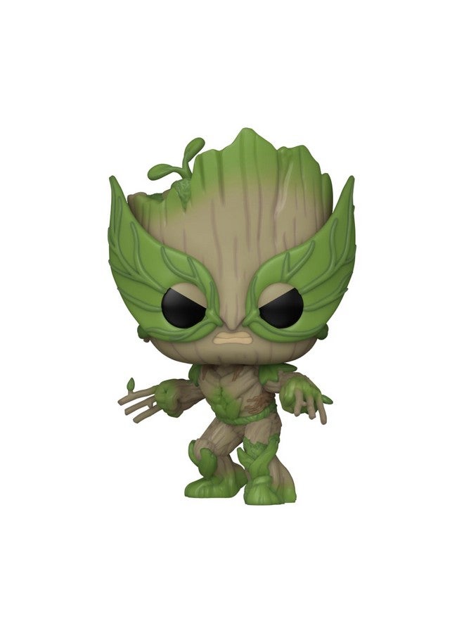 Funko Funko POP! Marvel: We are Groot - Wolverine - Groot Shorts - Collectable Vinyl Figure - Gift Idea - Official Merchandise - for Kids & Adults - TV Fans - Model Figure for Collectors and Display  - Image 2