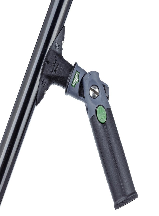 Unger Commercial 22" Swivel T-Bar Window Washer Handle - Lightweight Aluminum with 7-Position Adjustable Head for Hard-to-Reach Areas NI550 - Image 3