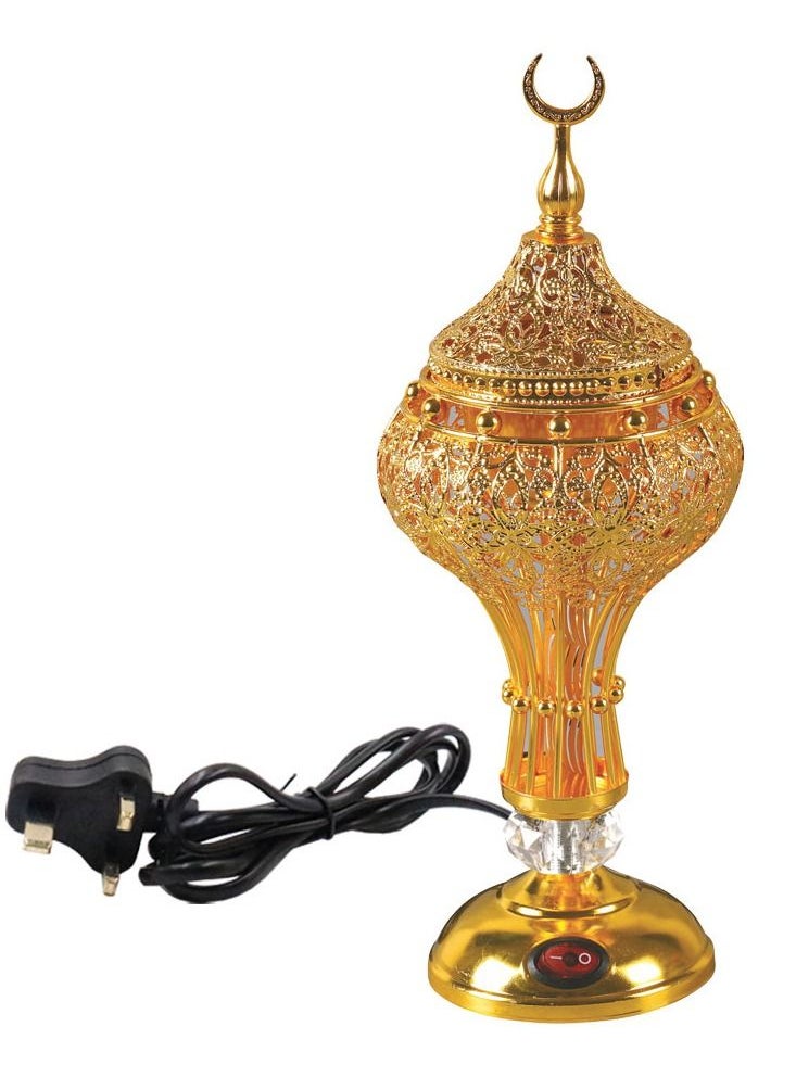 Bakhoor BoSidin High Quality Electric Oud Bakhoor Incense Burner Mabkhara Gold for Home Fragrance  - Image 1