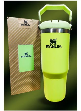 Stanley 30oz Tumbler – Stainless Steel Travel Mug with Reusable Straw | BPA-Free, Eco-Friendly & Dishwasher Safe | Leak-Proof FlowState™ Lid | Double-Wall Vacuum Insulated Keeps Drinks Hot for 16hrs & Cold for 24hrs | Slim Base Fits Most Car Cup Holders | Ergonomic Handle for Travel, Commute, Gym & Office | Durable, Reusable Thermal Mug for Coffee, Tea & Water - pzsku/Z9E5E10DEF0674FE4D4B5Z/45/1750593855/f6161d38-e7f0-4941-b181-db2bfc7fae76