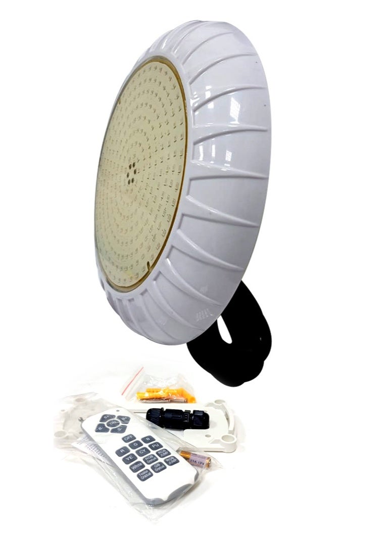 POOL MART Pool LED Light IP68 252 LEDs 220mm Dia x 40mm height with remote - Image 2