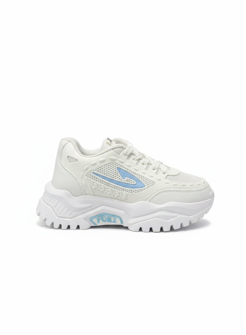 فيبراندا كوتشي أبيض عصري ومميز L-1040-ابيض&لبني - Image 3