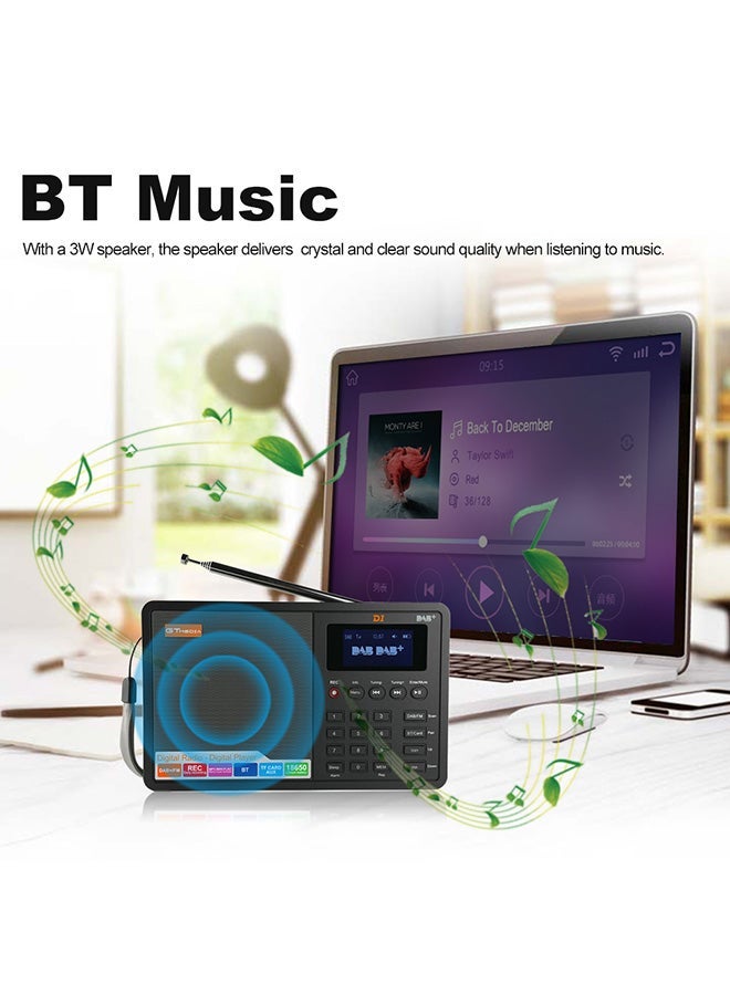 نيبمينينت Portable Digital Radio V473 Black - Image 3