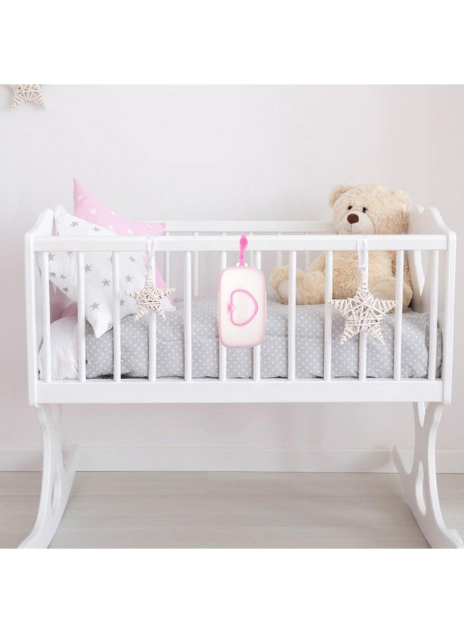 هيلفتي حامل مناديل مبللة للأطفال من هيليفتي، حقيبة محمولة قابلة لإعادة الاستخدام والتعبئة للسفر في الهواء الطلق، حقيبة حمل مناديل مبللة معلقة لعربة الأطفال باللون الوردي - Image 3