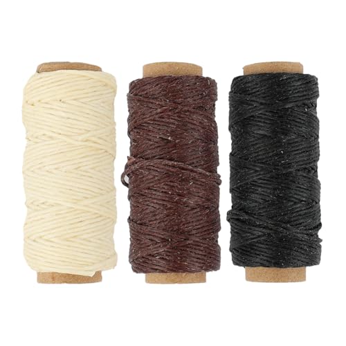 Lineco, Natural Waxed Linen Thread 20 Yards, Books by Hand Natural, Black, Brown Color for Sewing, Bookbinding (3/Pkg) - Image 2