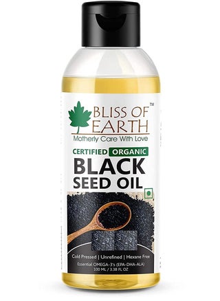 Certified Organic Black Seed Oil | Kalonji Oil | 100ML | Great For Hair Health | Cold Pressed | Unrefined | Hexane Free | - pzsku/Z9E5E60C5C280E9846469Z/45/_/1655971634/e67cdb40-6ddf-48ab-a911-f47ec8490c44