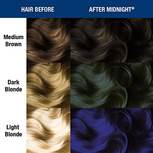 MANIC PANIC Voodoo Blue Hair Color - Amplified - Semi Permanent Hair Dye - Dark Cyan Blue with Green Undertones - For Dark, Light Hair- Vegan, PPD & Ammonia Free For Coloring Hair on Men & Women - Image 3