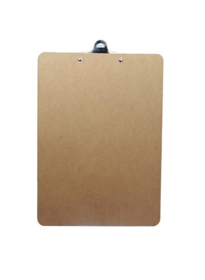 Deli A4 Professional Wooden Clipboard,Sturdy Jumbo Metal Clip - Image 2