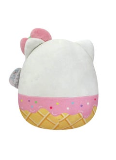 SQUISHMALLOW Squishmallows Official Kellytoy Sanrio Squad Squishy Stuffed Plush Toy Animal (Hello Kitty (Strawberry Ice Cream), 12 inch)  - Image 3
