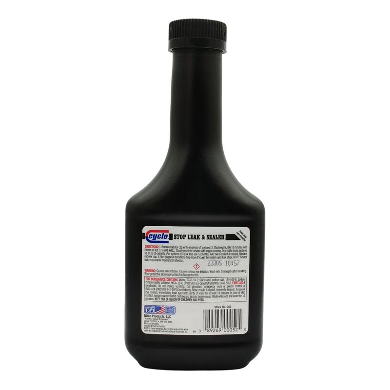 Cycl0 Cooling System Stop Leak & Sealer – Radiator Leak Repair Additive, Anti-Foam Silicate Technology, Fast Sealing Formula, 354ml (C52) - Image 2