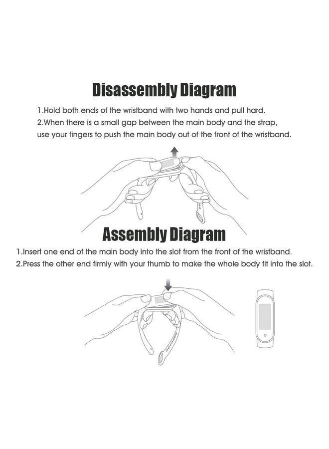 NIBEMINENT Replacement Strap For Xiaomi Mi Band 6 Smartwatch Yellow - Image 2