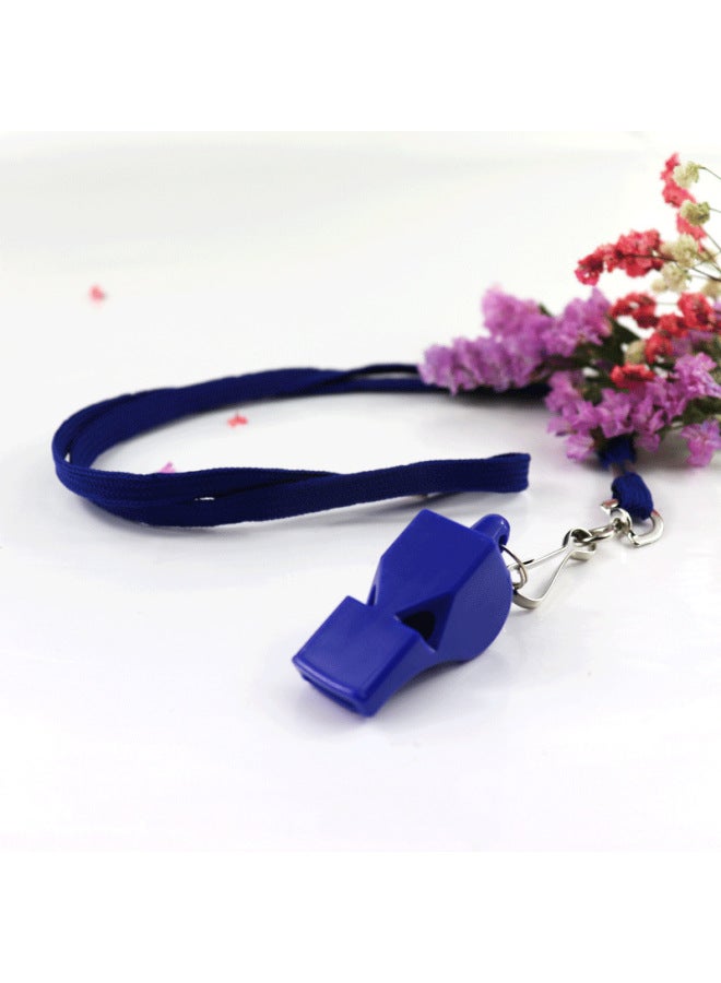 Generic Direct Sales Yuyao ABS Plastic Non-nuclear Whistle Children Whistle Football Basketball Referee Special Whistle Outdoor Whistle-color:fox Blue - Image 4