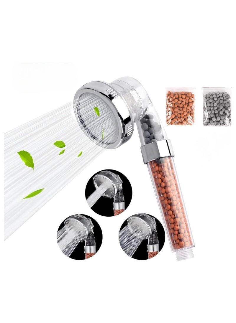 COMFET COMFET High-Pressure Filtered Shower Head with Handheld - 3 Spray Modes, Removes Chlorine, Softens Water, Reduces Hair Loss & Dry Skin, Ideal for Hard Water + FREE Mineral Balls  - Image 5