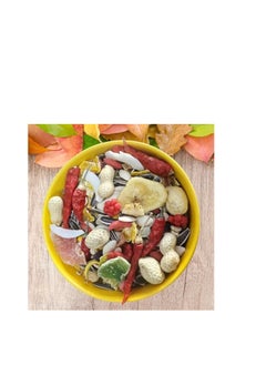 2 kg Seeds Mixed Fruits Chili Macaw Feed Parrot Food for Large & Medium Parrot