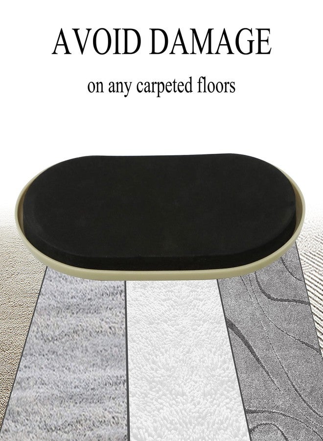 kayzn Furniture Slider,3-1/2" x 6" Oval Heavy-Duty Furniture Mover,Reusable Carpet Slider for Furniture,Heavy Furniture Moving Pads Moving Slider-Protect The Surface of The Carpet,(8 Pack) - Image 4