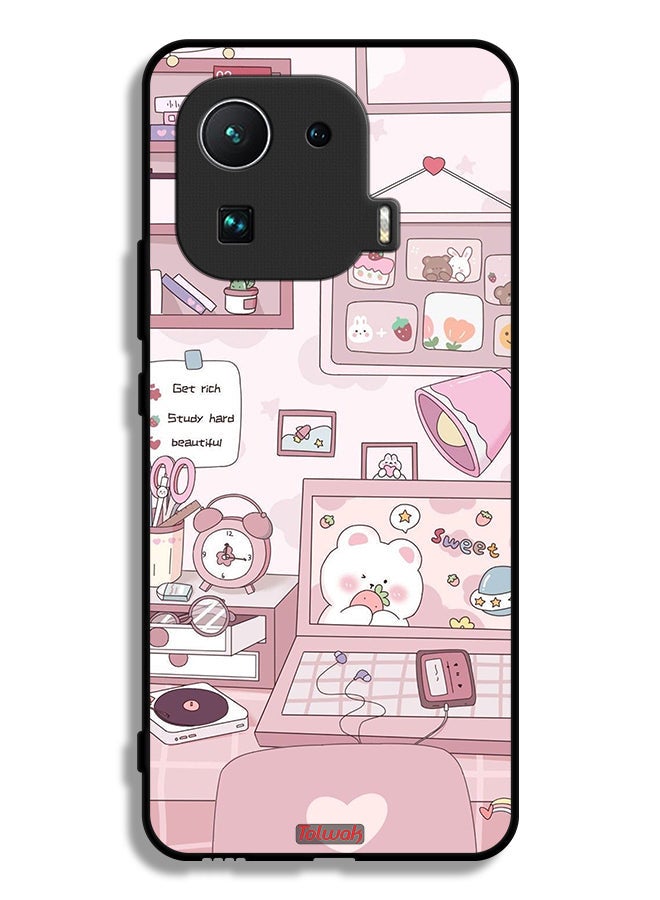 Tolwak Xiaomi Mi 11 Pro Protective Case Cover Get Rich Study Hard - Image 2