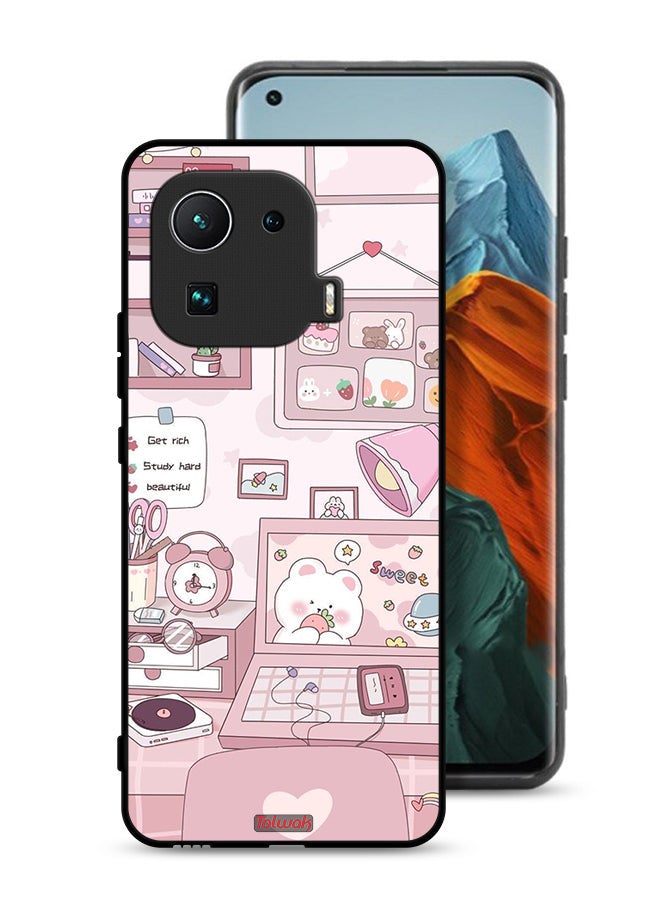 Tolwak Xiaomi Mi 11 Pro Protective Case Cover Get Rich Study Hard - Image 1